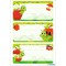 HERMA etiquettes autocollantes a  motifs pour enfants, filles et garcons Fritz le ver 76 x 35 mm Fritz des vers