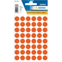 HERMA Lot de 1862 etiquettes multi-usages/pastilles de couleur rondes (Ø 13 mm, 5 feuilles, papier mat) autocollantes permanente