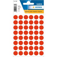 HERMA Lot de 1866 etiquettes multi-usages / pastilles de couleur rondes (Ø 13 mm, 5 feuilles, papier mat) autocollantes permanen