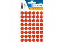 HERMA Lot de 1866 etiquettes multi-usages / pastilles de couleur rondes (Ø 13 mm, 5 feuilles, papier mat) autocollantes permanen