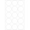 Herma 2277 etiquettes fermoirs extrafortes rondes diametre 32 mm 240 pieces Transparent