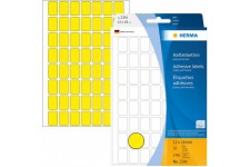 Herma 2341 etiquettes universelles 12 x 18 mm 1792 pieces Jaune