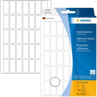 Herma 2350 etiquettes universelles 12 x 30 mm 1120 pieces Blanc