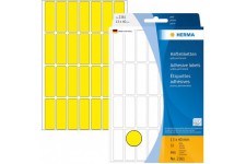 Herma 2361 etiquettes universelles 13 x 40 mm 896 pieces Jaune