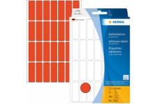 Herma 2362 etiquettes universelles 13 x 40 mm 896 pieces Rouge