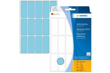 Herma 2413 etiquettes universelles 20 x 50 mm 480 pieces Bleu