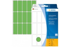 Herma 2415 etiquettes universelles 20 x 50 mm 480 pieces Vert