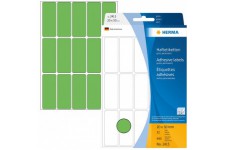 Herma 2415 etiquettes universelles 20 x 50 mm 480 pieces Vert