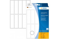 Herma 2420 etiquettes universelles 20 x 75 mm 320 pieces Blanc