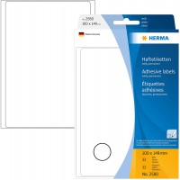 Herma 2580 etiquettes universelles 100 x 149 mm 32 pieces Blanc