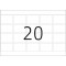 Herma 2920 Etiquettes 22 x 32 mm Blanc