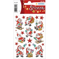 HERMA 3219 Lot de 63 autocollants de Noel en papier mat) pour decoration de Noel - Autocollants permanents - Pour No