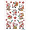 HERMA 3219 Lot de 63 autocollants de Noel en papier mat) pour decoration de Noel - Autocollants permanents - Pour No