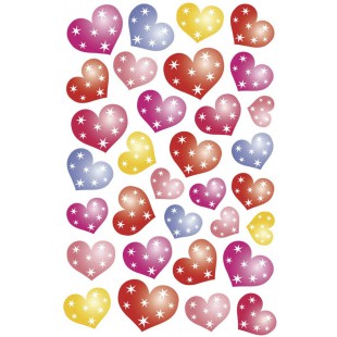 HERMA Love Love Sticker autocollant pour la Saint-Valentin, un mariage, un scrapbooking ou comme cadeau, 36 autocollants decorat