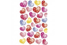 HERMA Love Love Sticker autocollant pour la Saint-Valentin, un mariage, un scrapbooking ou comme cadeau, 36 autocollants decorat