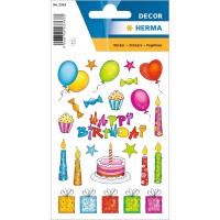 Sticker Herma Deco anniversaire brillant PG/2Bl