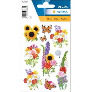 HERMA Sticker decoratif « Fleurs modernes ».