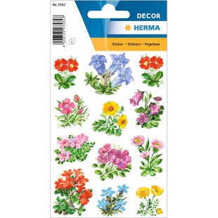 Sticker deco Fleurs de Montagne