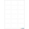 Herma 3746 etiquettes a  usages multiples papier, 126 Pieces, 17 x 26 mm, blanc/mat