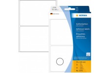Herma 3750 Papier etiquettes a usages multiples, 35 pieces, 21 x 82 mm, blanc/mat