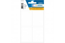 HERMA 3755 grandes etiquettes multi-usages (40 x 55 mm, 7 feuilles, papier mat) autocollantes permanentes pour ecrir