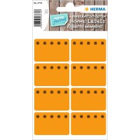 Herma Deep-freeze labels 26 x 40 mm Lum. Orange Ice Crystals 48 pcs - etiquette autocollante (26 x 40, 48 pieces).