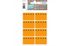 Herma Deep-freeze labels 26 x 40 mm Lum. Orange Ice Crystals 48 pcs - etiquette autocollante (26 x 40, 48 pieces).