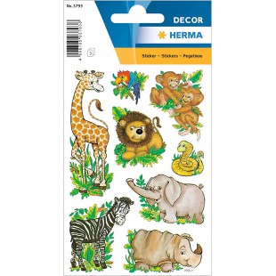 Stickers DECOR Animaux de la jungle