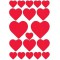 HERMA Stickers decoratifs DECOR"petits coeurs" 3 x 39 stickers