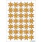 HERMA Sticker de Noel ETOILES a paillettes Dorees 1 x 35 sticks