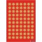 - Autocollants de Noel - Motif de decoration : etoile doree - 10 mm