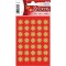 HERMA 3935 Lot de 105 autocollants de Noel DECOR "etoiles", or