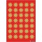 HERMA 3935 Lot de 105 autocollants de Noel DECOR "etoiles", or