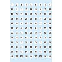 - Decoration - 5 Planches Stickers Chiffres