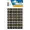 HERMA 4131 Chiffres autocollants de 0 a  9 avec gaufrage dore (13 x 13 mm, 2 feuilles, film de protection) autocollants permanen