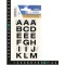 Stickers Lettres de A a  Z, ecran Noir, 20 x 20 mm VE 1