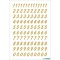 HERMA 4151 Etiquettes Dore