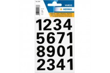 HERMA Numbers 25 mm 0-9 Weatherproof film noir 1 sheet