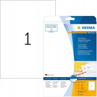 Herma 4230 etiquettes correction/couverte 210 x 297 A4 Blanc
