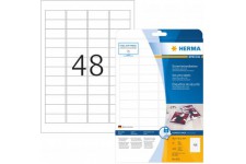 Herma 4232 etiquettes de securite 45,7 x 21,2 A4 LC Blanc