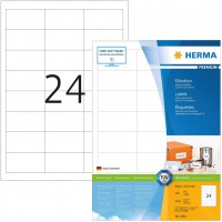Herma 4262 etiquettes 64,6 x 33,8 Premium A4 2400 pieces Blanc