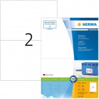 Herma 4282 etiquettes 210 x 148 Premium A4 200 pieces Blanc