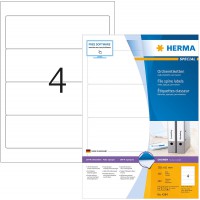 Herma 4284 etiquettes classeur 192 x 61 A4 400 pieces Blanc