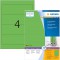 Herma 4299 etiquettes classeur 192 x 61 A4 400 pieces Vert