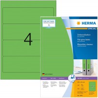 Herma 4299 etiquettes classeur 192 x 61 A4 400 pieces Vert