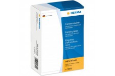 HERMA Etiquettes a  affranchir, 140 x 50mm, doubles, blanches