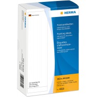 HERMA - etiquettes d'affranchissement, 163 x 44mm, blanc, individuel, avec bande de detachement, con