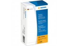 HERMA 1 x etiquettes a  affranchir, 130 x 40 mm, doubles,blanches