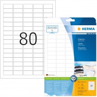 Herma 4336 etiquettes 35,6 x 16,9 Premium A4 2000 pieces Blanc