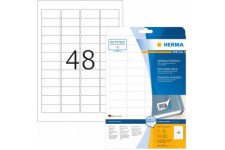 Herma 4346 etiquettes movables/amovibles 45,7 x 21,2 A4 Blanc